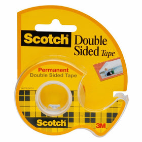 Scotch Brand Double Sided Tape with Dispenser, Standard Width, 3/4 x 300 Inches (237)