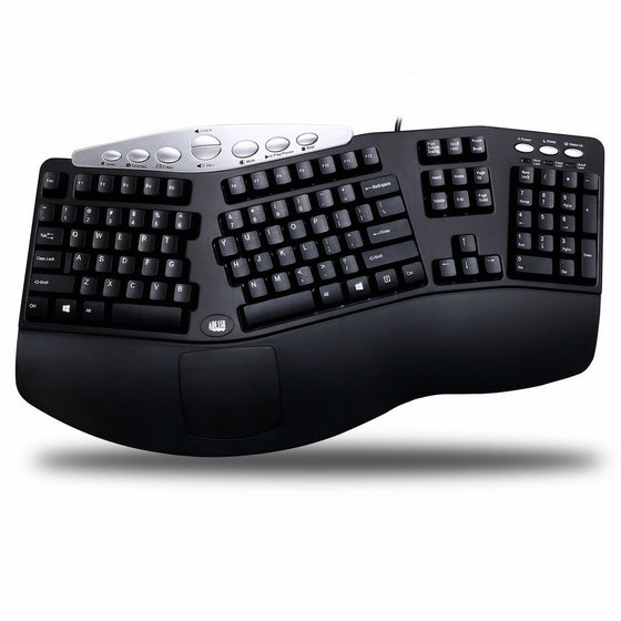 Adesso Tru-Form Media Contoured Ergonomic Keyboard (PCK-208B)