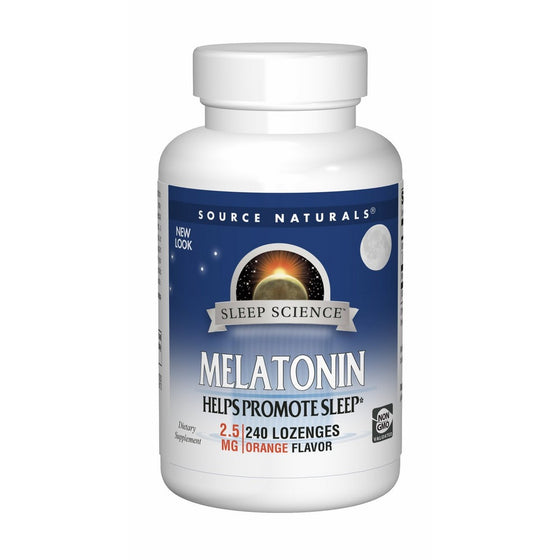 Source Naturals: Melatonin 2.5mg, Orange 240 tabs