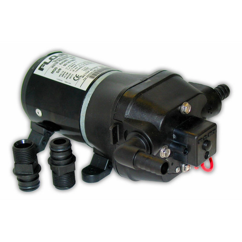 Flojet 04405143A Quad DC Water System Pump, Bypass Included, 12 Volt, 3.3 GPM