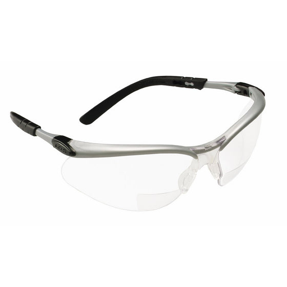 3M Reader's Safety Glasses,1.5 Diopter, Clear Lens Bifocal lens