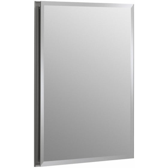KOHLER K-CB-CLR1620FS Single Door 16-Inch W by 20-Inch H by 5-Inch D Aluminum Cabinet