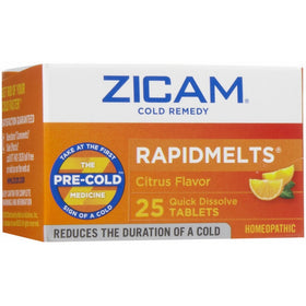 Zicam Cold Rapid Melt c Size 25ct