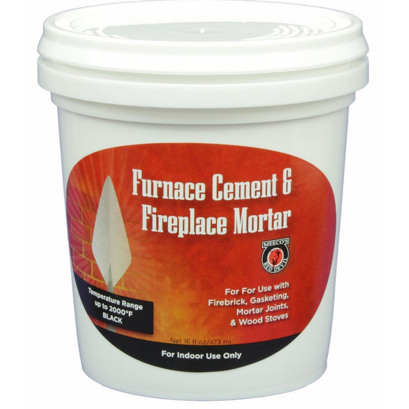 MEECO'S RED DEVIL 1353 Furnace Cement and Fireplace Mortar