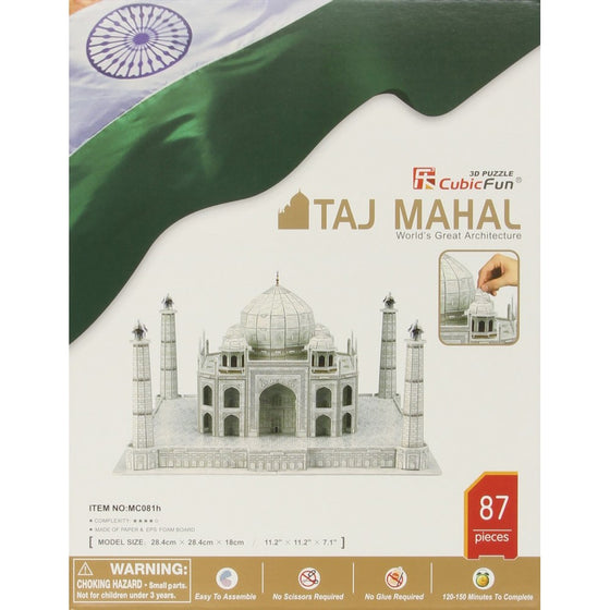 Daron Taj Mahal 3D Puzzle With Book 87-Piece