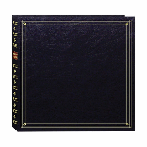 Pioneer Photo Albums 300-Pocket Post Bound Leatherette Cover Photo Album for 3.5 by 5.25-Inch Prints, Black