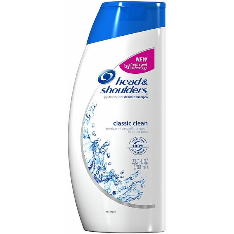 Head & Shoulders Classic Clean Dandruff Shampoo, 23.7 oz (Pack of 3)