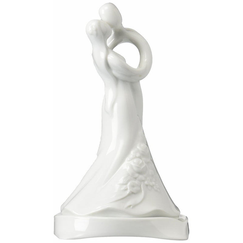 Jamie Lynn Ceramic Love Entwined Cake Top, 9-Inch Tall