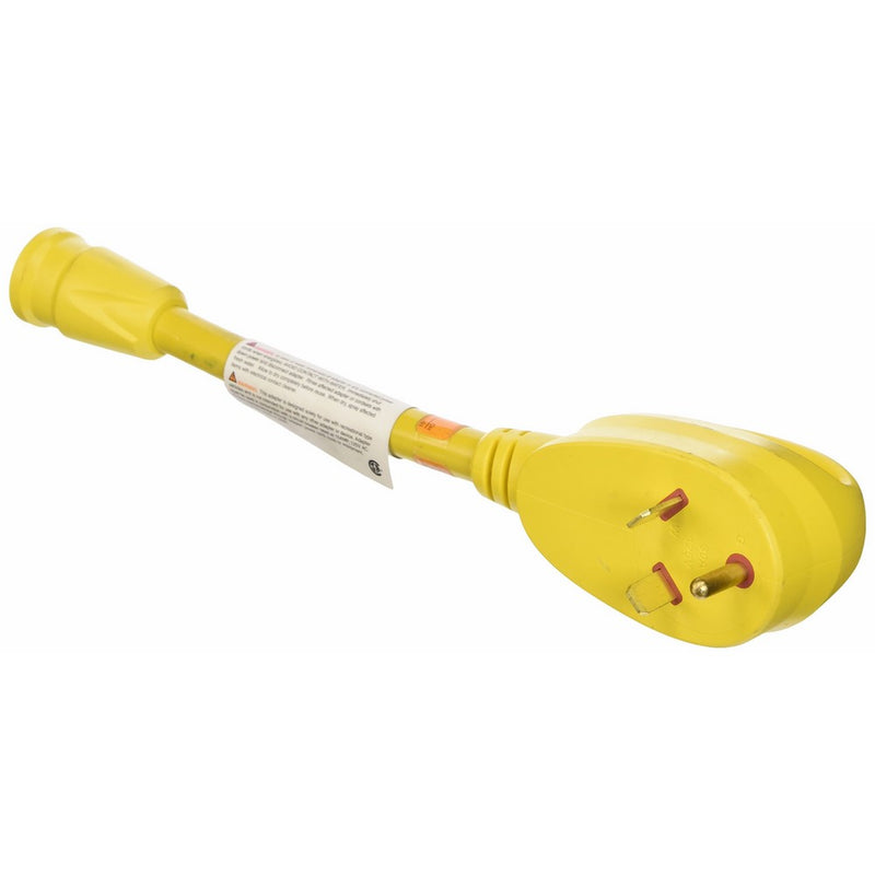 ParkPower 3015ARV Straight Blade Adapter - 30A Male to 15A Female