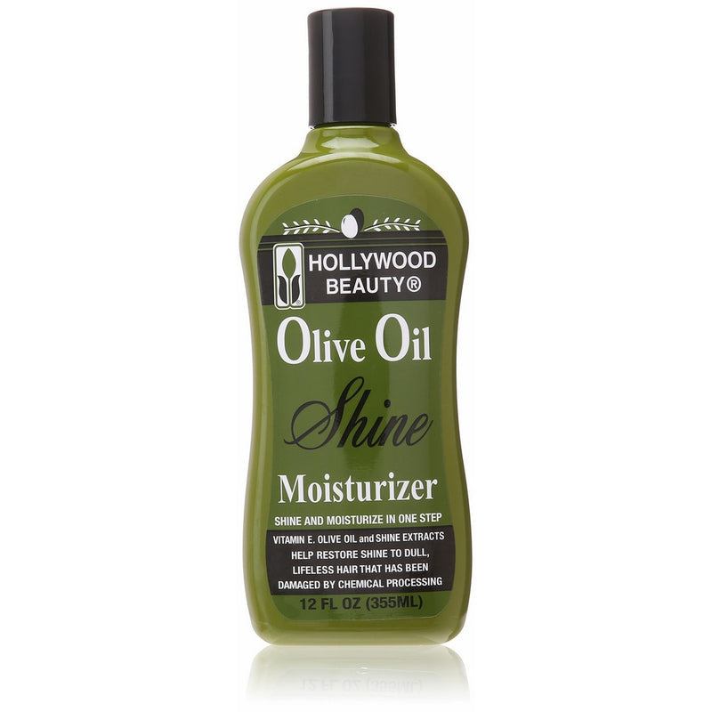 Hollywood Beauty Olive Oil Moist and Shine Moisturizing Hair Lotion, 12 Ounce