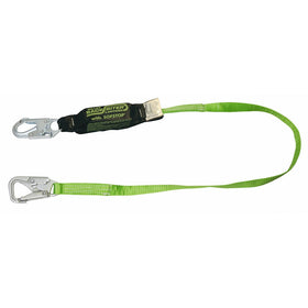 Miller by Honeywell 913B/6FTGN Backbiter Tie Back Lanyard, Green
