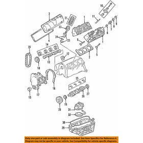 General Motors 12568549, Engine Oil Pan Gasket