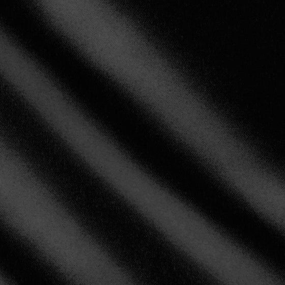 1 X Black Satin Fabric 60" Inch Wide - By the Yard - For Weddings, Decor, Gowns, Sheets, Costumes, Dresses, Etc