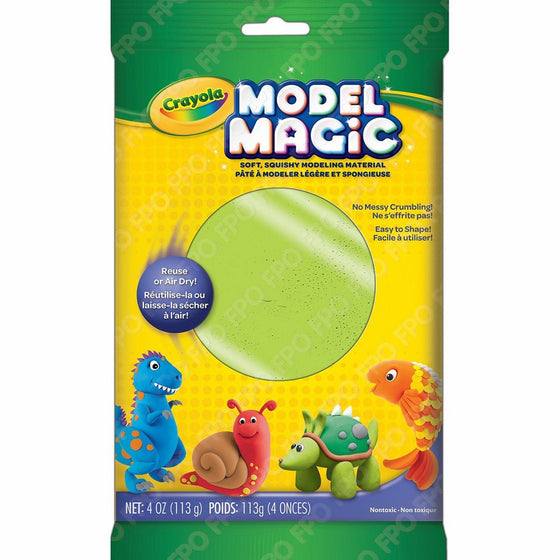 Crayola Model Magic Clay Bag, Neon Green, 4-Ounce
