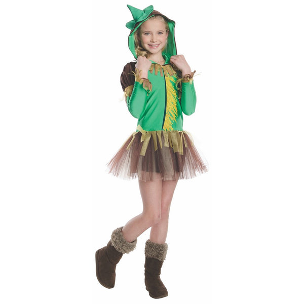 Rubies Wizard of Oz Scarecrow Hoodie Dress Costume, Child Large