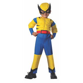 Marvel Rubie's Costume Baby Boy's Classic Costume Lil Wolverine, Multi, Toddler