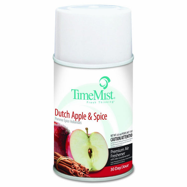 TimeMist 1042818 Fragrance Dispenser Refills, Dutch Apple & Spice, 6.6 oz (Case of 12)