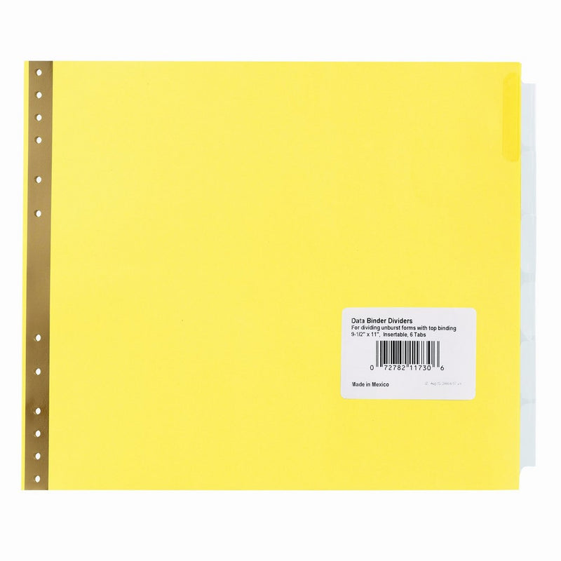 Avery Data Binder Dividers, 6-Tab Set, (11730)