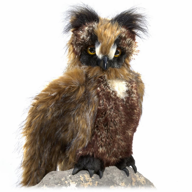 Folkmanis Great Horned Owl Hand Puppet