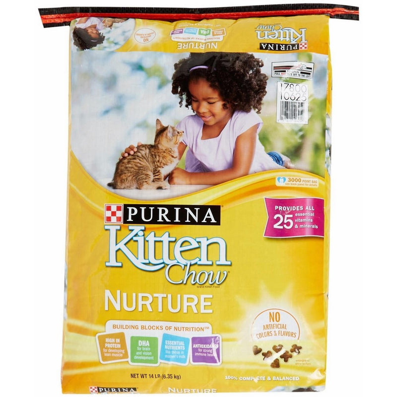 Purina Kitten Chow Nurturing Formula Dry Cat Food 14lb