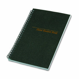 National 33990 Class Record Book, 6-Day/6-Week Format, 9-1/2 x 5-3/4, Black, 120 Pages