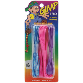 Gimp Plastic Lacing 4-1/2 Yard 4-Pack