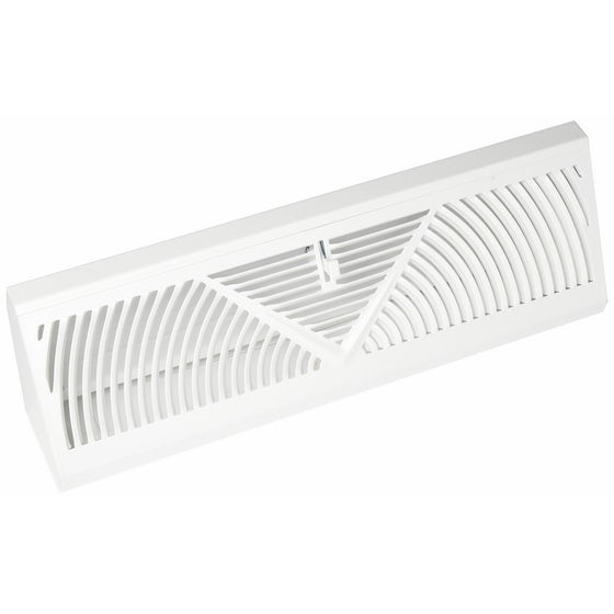 Imperial 2-1/2" x 15" Baseboard Diffuser Register, White, RG1626-A