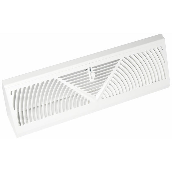 Imperial 2-1/2" x 15" Baseboard Diffuser Register, White, RG1626-A