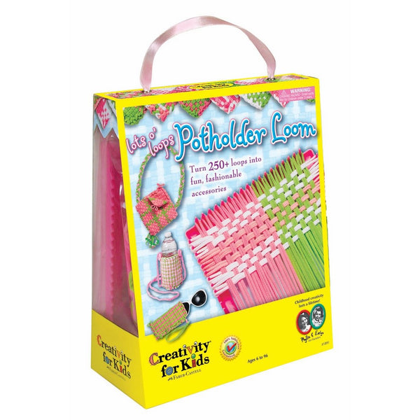 Creativity for Kids Lot's O'Loops Potholder Loom - Weaving Loom for Kids