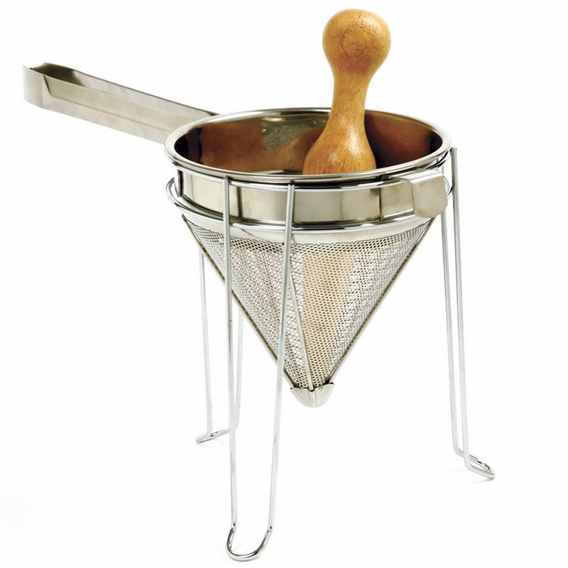 Norpro Stainless Steel Chinois with Stand and Pestle Set