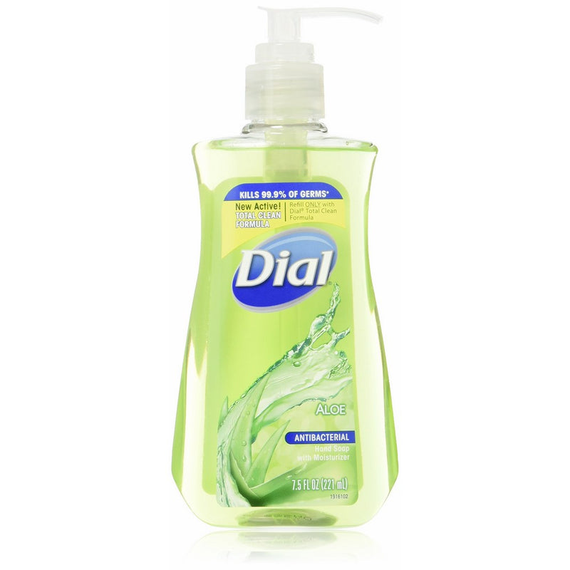 Dial Liquid Hand Soap With Moisturizer, Aloe, 7.5-Oz