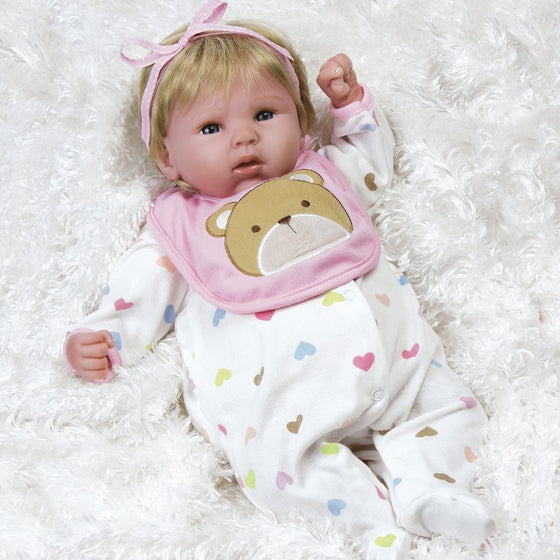 Paradise Galleries 19 inch Baby Doll That Looks So Truly Realistic & Lifelike Baby Doll, Happy Teddy, Baby Soft Vinyl Great for Reborn