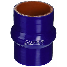 HPS HTSHC-200-BLUE Silicone High Temperature 4-ply Reinforced Straight Hump Coupler Hose, 100 PSI Maximum Pressure, 3" Length, 2" ID, Blue