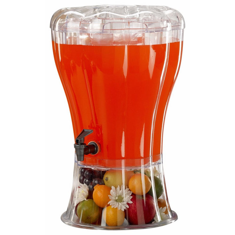 Buddeez Unbreakable 3-1/2-Gallon Beverage Dispenser with Removable Ice-Cone