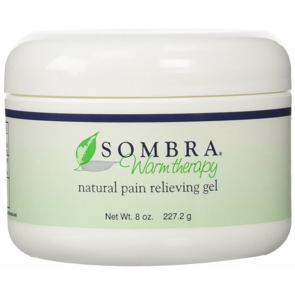 Sombra Warm Therapy Natural Pain Relieving Gel, 8 Ounce, 3 Count