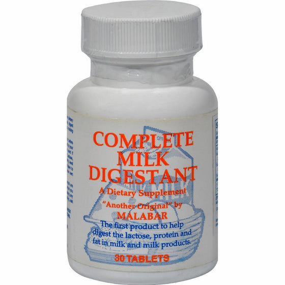 Malabar Complete Milk Digestant -- 30 Tablets