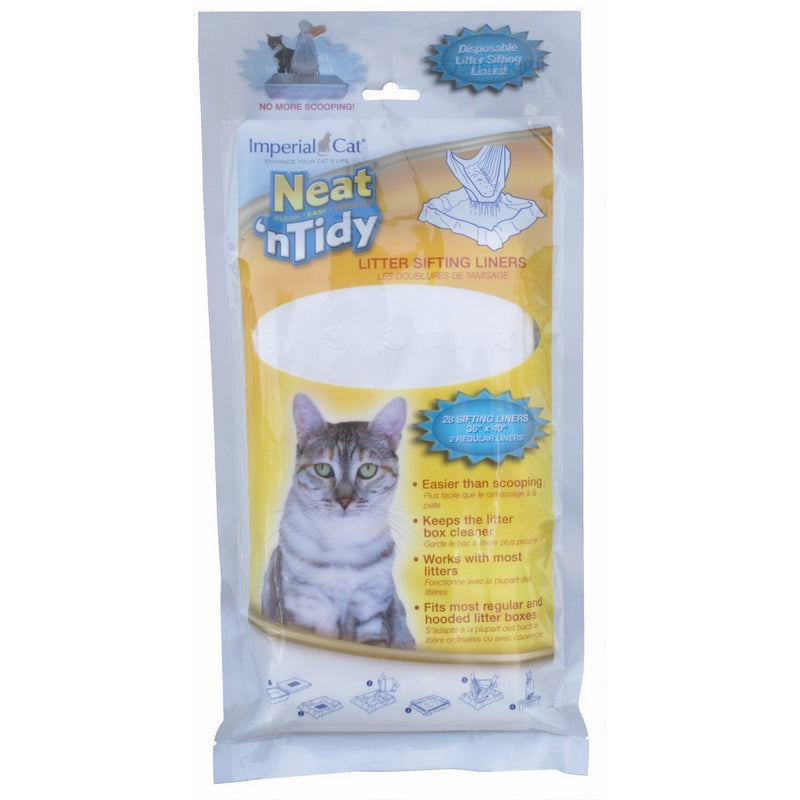 Imperial Cat Neat and Tidy,28 Litter Sifting Liners, 36" x 40", 2 Regular liners
