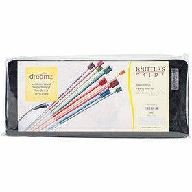 Knitter's Pride 2.5/3mm to 11/8mm Dreamz Straight Needles Set, 10"