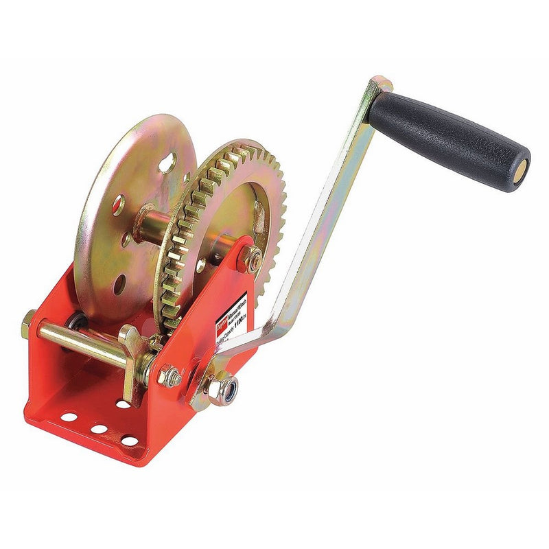 Dayton 12U360 Manual Winch, Ratchet, Load Cap 1400 Lb