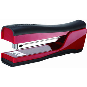 Bostitch Dynamo 4 in 1 Standup Stapler with Intergrated Pencil Sharpener, Staple Remover & Stapler Storage, Red (B696-RED)