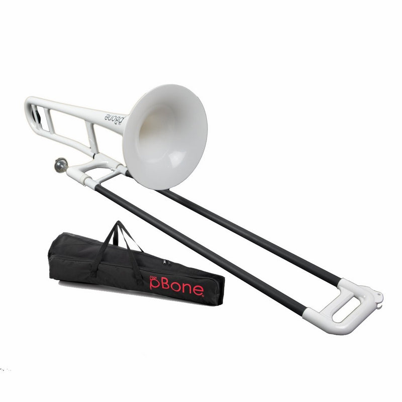pBone PBONE1W Jiggs Plastic Trombone, White