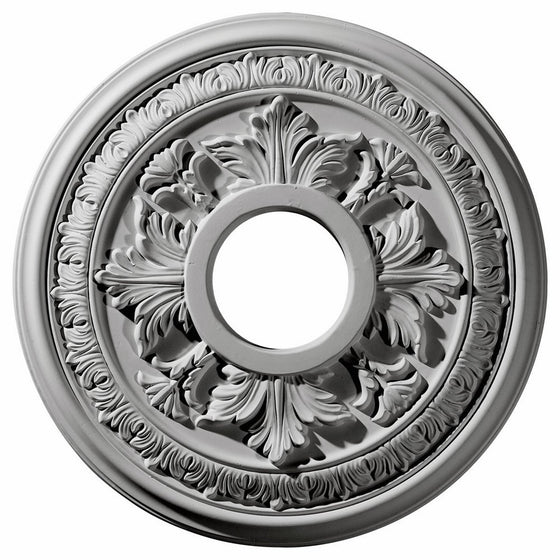 Ekena Millwork CM15BA 15 3/8-Inch OD x 4 1/4-Inch ID x 1 1/2-Inch Baltimore Ceiling Medallion