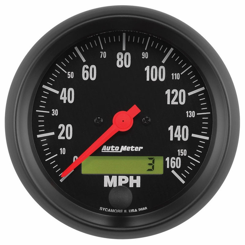 Auto Meter 2688 Z-Series 3-3/8" Electric Speedometer (0-160 MPH, 85.7mm)
