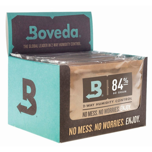 Boveda 84-Percent RH Retail Cube Humidifier/Dehumidifier, 60gm, 12-Pack