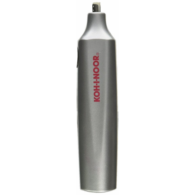 Koh-I-Noor Battery Operated Eraser, Lightweight, Latex-free, 1 Each, Silver (EB-1200)