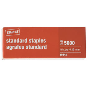 Staples Standard Staples 5 Boxes - 25000 Staples