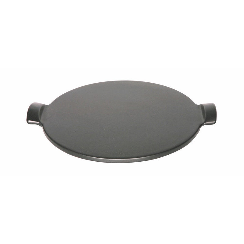 Emile Henry Made In France Flame Individual Pizza Stone, 10", Charcoal