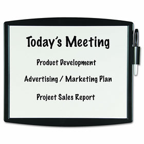 Fellowes Plastic PA Dry Erase Board, Dark Graphite (75905)