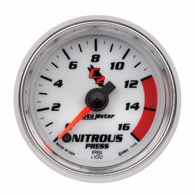Auto Meter 7174 C2 Full Sweep Electric Nitrous Pressure Gauge