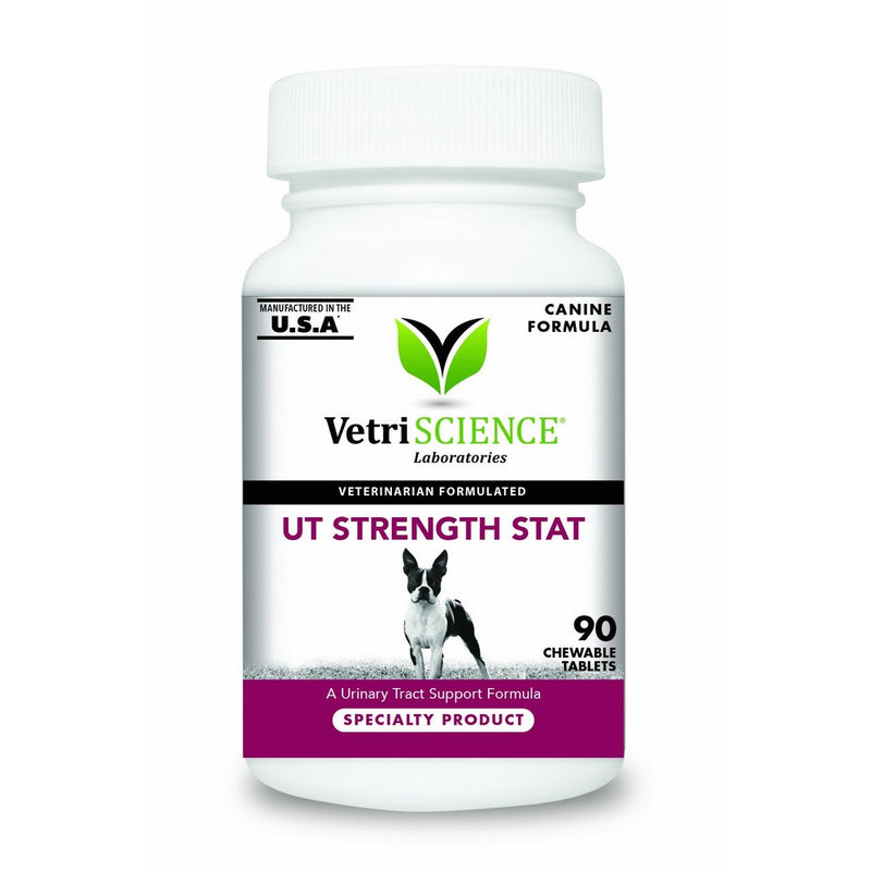VetriScience Laboratories UT Strength STAT for Dogs, Urinary Tract Support Supplement for Dogs, 90 Chewable Tablets